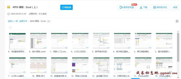 《微软办公软件国际认证之Excel培训（上）》全套视频课程（16集）