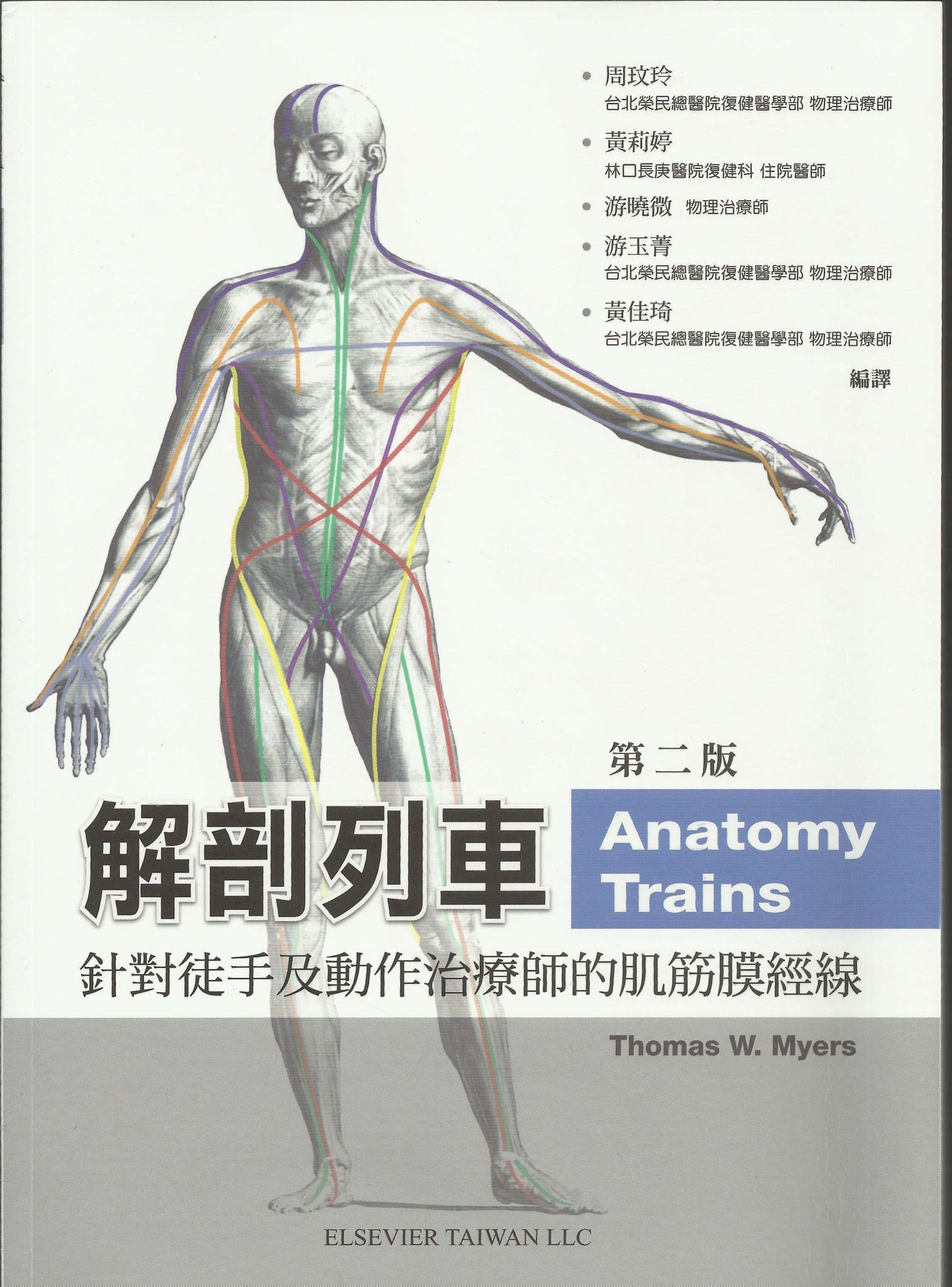 《解剖列车：针对徒手及动作治疗师的肌筋膜经线 》 PDF电子书 扫描版 下载